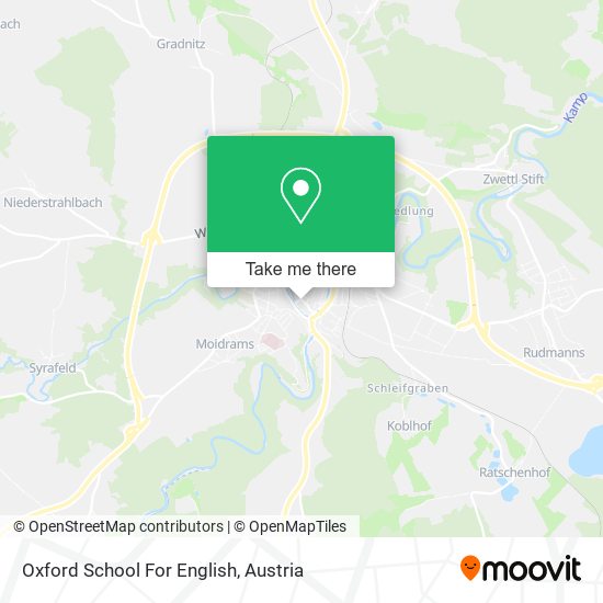 Oxford School For English map