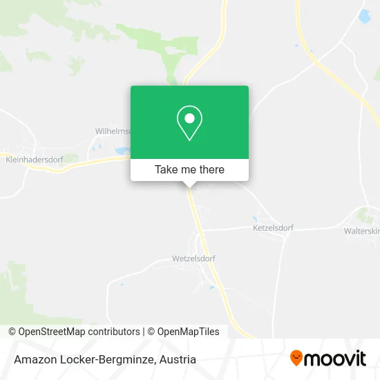 Amazon Locker-Bergminze map