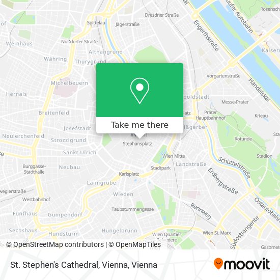St. Stephen's Cathedral, Vienna map