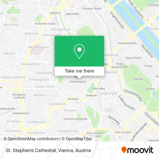 St. Stephen's Cathedral, Vienna map