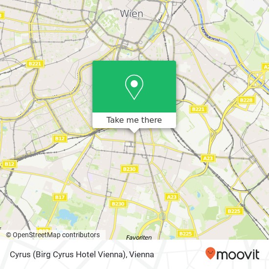 Cyrus (Birg Cyrus Hotel Vienna) map