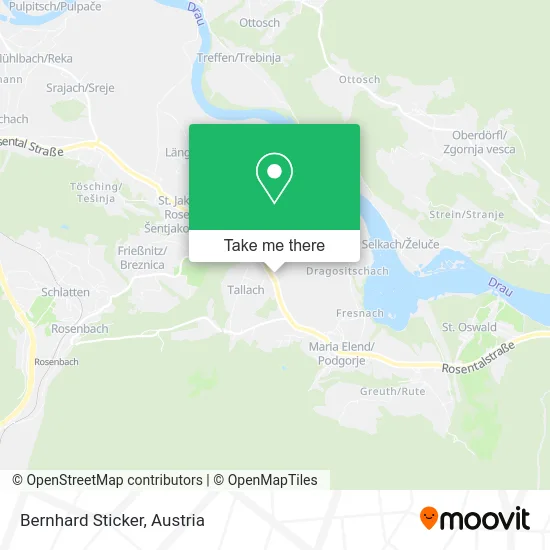 Bernhard Sticker map