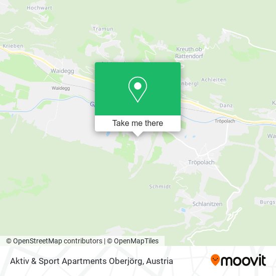 Aktiv & Sport Apartments Oberjörg map