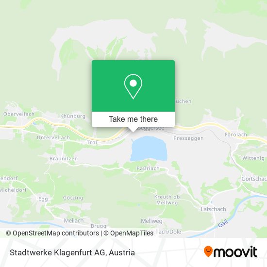 Stadtwerke Klagenfurt AG map