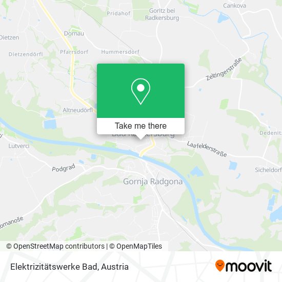 Elektrizitätswerke Bad map