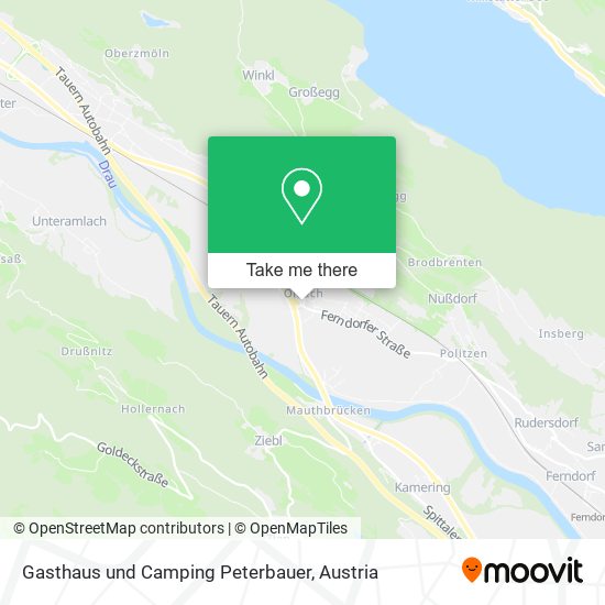 Gasthaus und Camping Peterbauer map