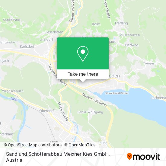 Sand und Schotterabbau Meixner Kies GmbH map