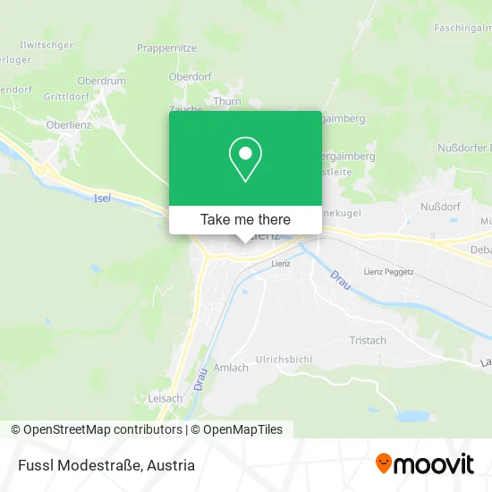 Fussl Modestraße map