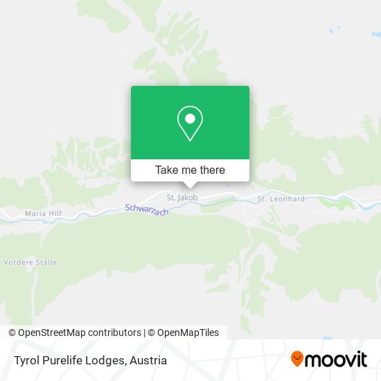 Tyrol Purelife Lodges map