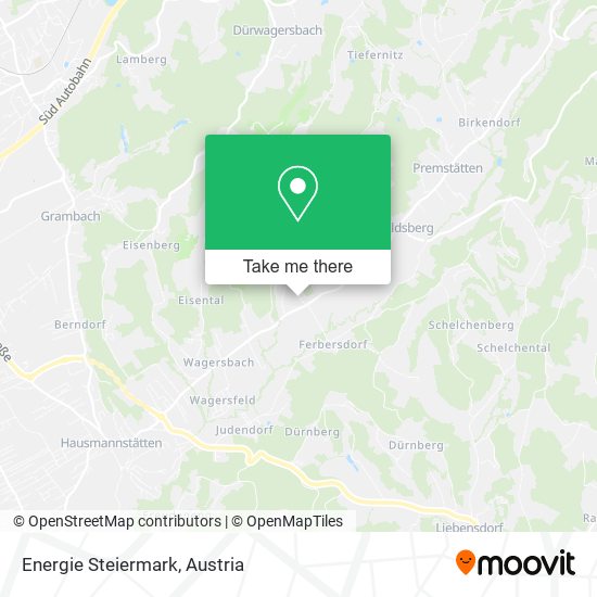 Energie Steiermark map