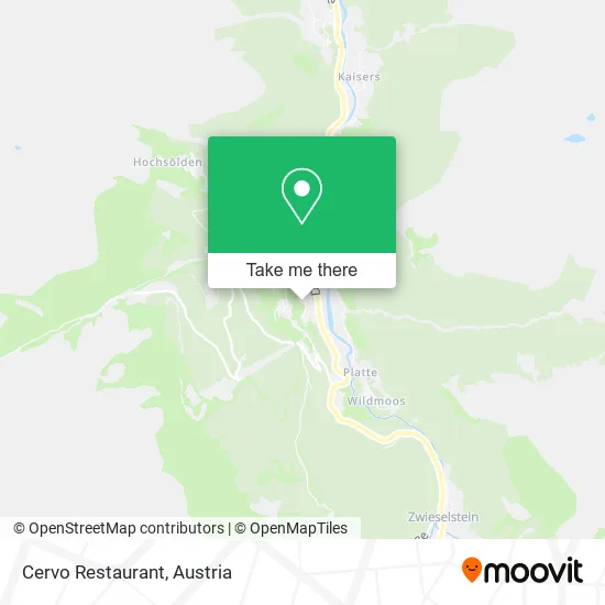 Cervo Restaurant map