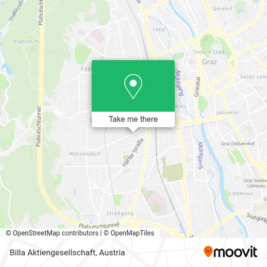 Billa Aktiengesellschaft map