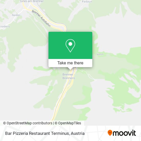 Bar Pizzeria Restaurant Terminus map