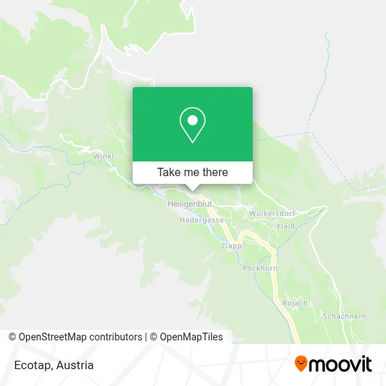Ecotap map