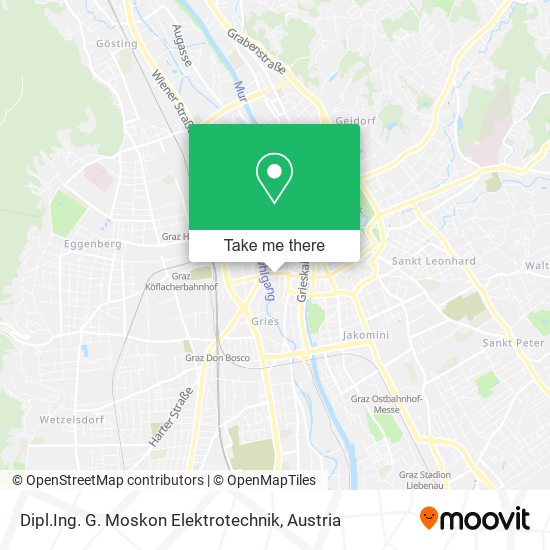 Dipl.Ing. G. Moskon Elektrotechnik map