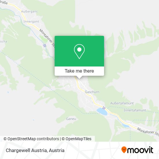 Chargewell Austria map