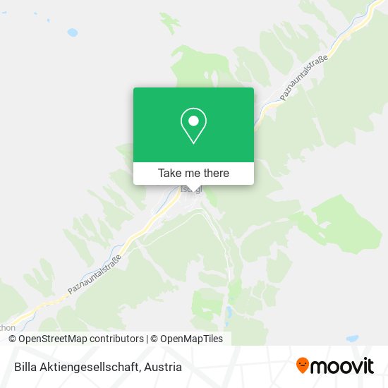 Billa Aktiengesellschaft map