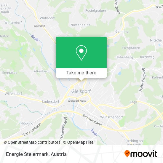 Energie Steiermark map