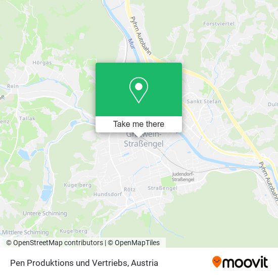 Pen Produktions und Vertriebs map