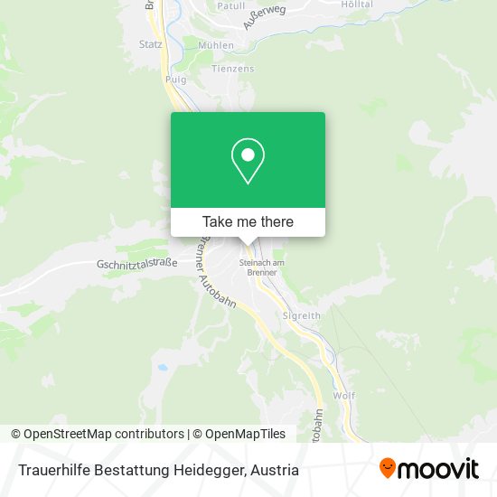 Trauerhilfe Bestattung Heidegger map