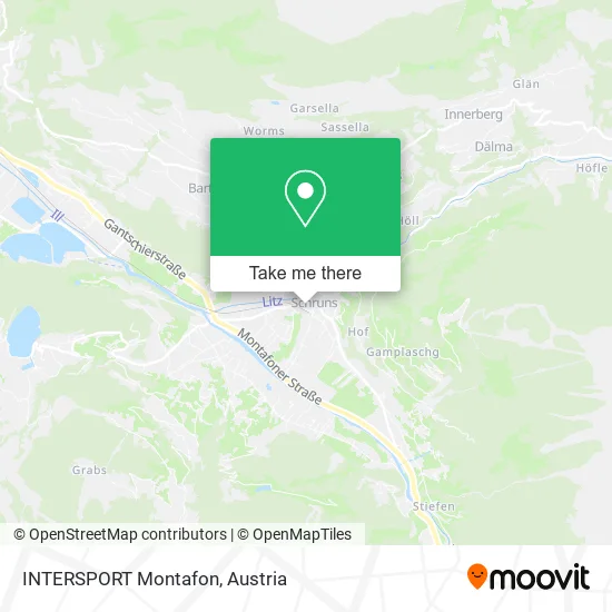 INTERSPORT Montafon map