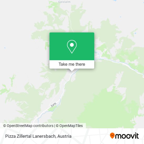 Pizza Zillertal Lanersbach map