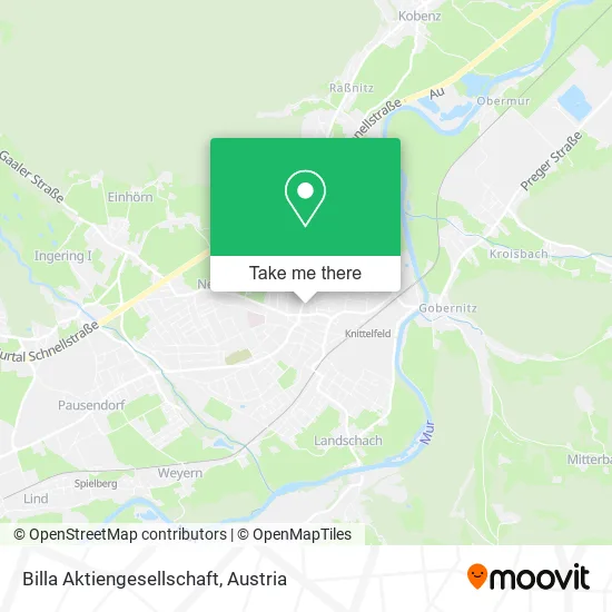 Billa Aktiengesellschaft map