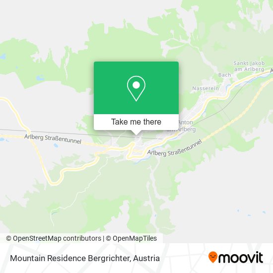 Mountain Residence Bergrichter map