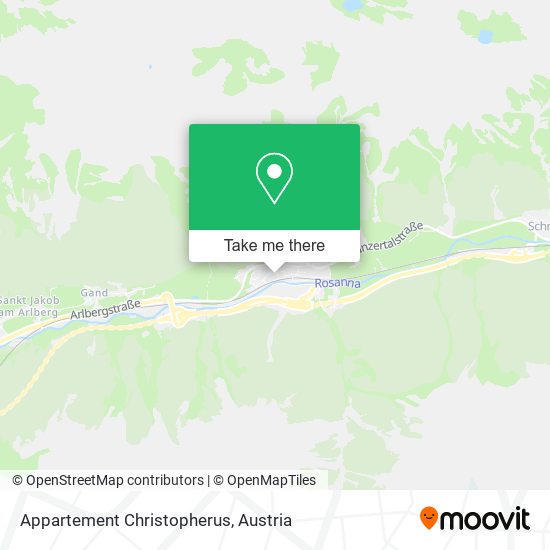 Appartement Christopherus map