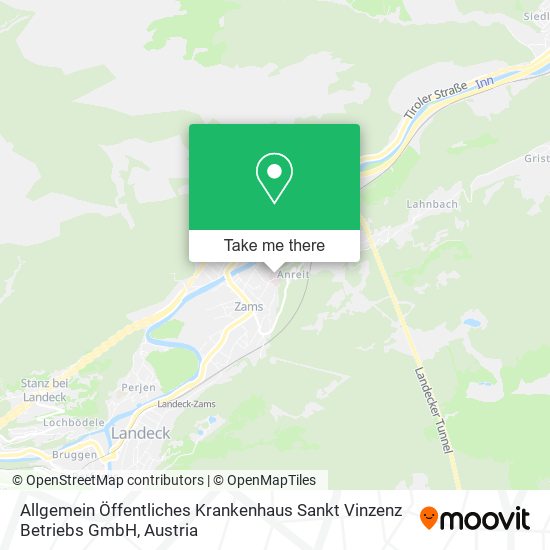 Allgemein Öffentliches Krankenhaus Sankt Vinzenz Betriebs GmbH map