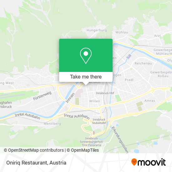 Oniriq Restaurant map