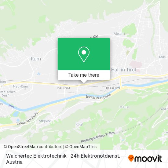 Walchertec Elektrotechnik - 24h Elektronotdienst map