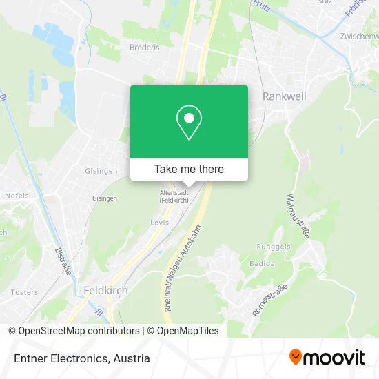 Entner Electronics map