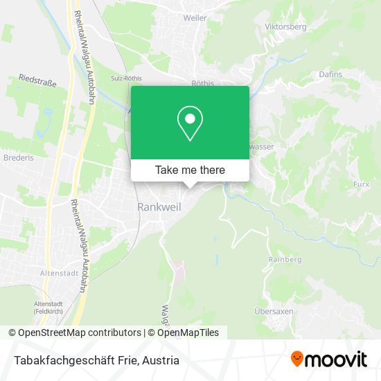 Tabakfachgeschäft Frie map