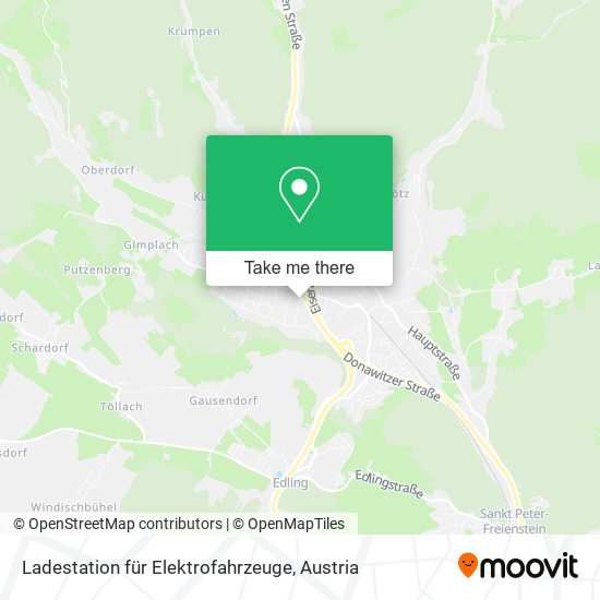 Ladestation für Elektrofahrzeuge map