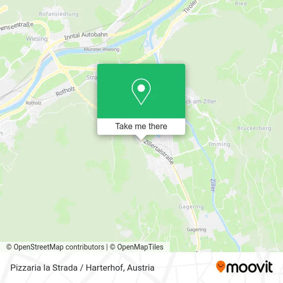 Pizzaria la Strada / Harterhof map