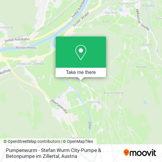 Pumpenwurm - Stefan Wurm City-Pumpe & Betonpumpe im Zillertal map
