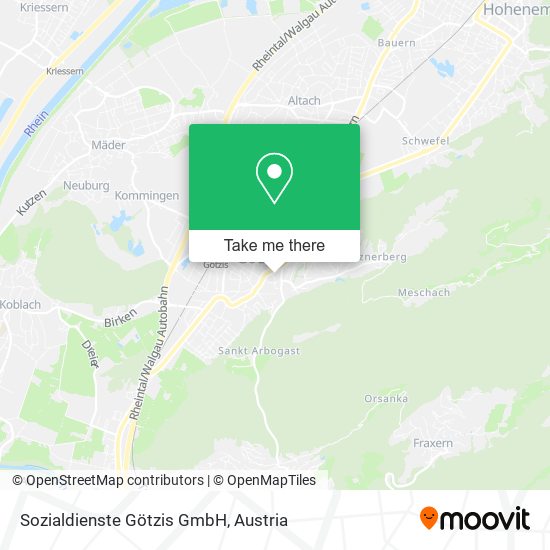 Sozialdienste Götzis GmbH map