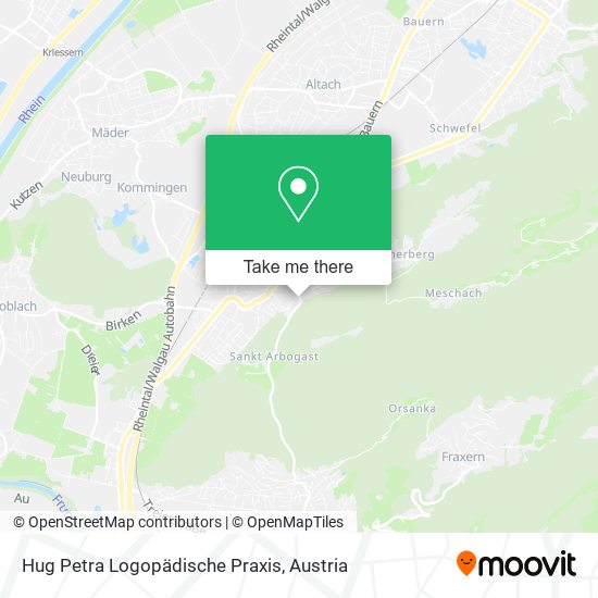 Hug Petra Logopädische Praxis map