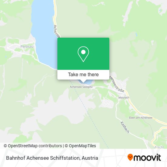 Bahnhof Achensee Schiffstation map