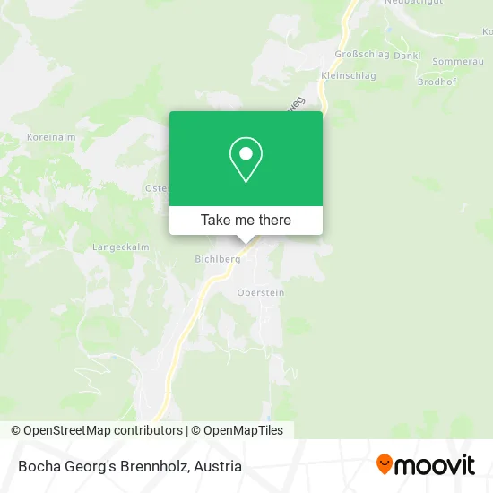 Bocha Georg's Brennholz map