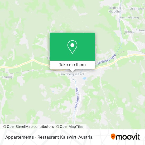 Appartements - Restaurant Kalswirt map