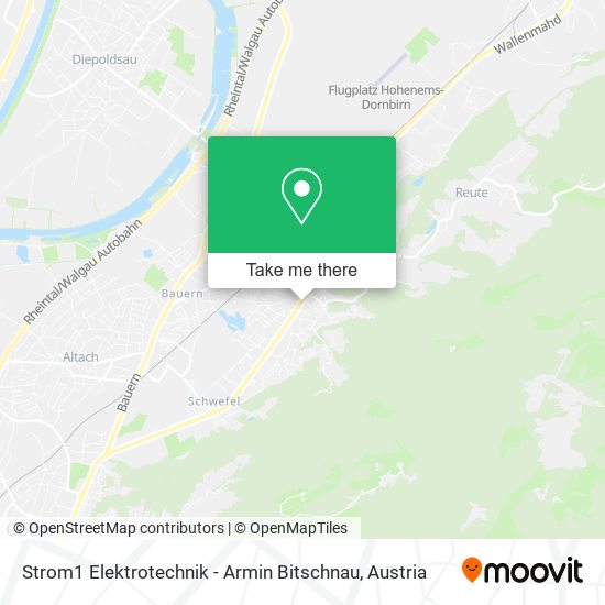 Strom1 Elektrotechnik - Armin Bitschnau map