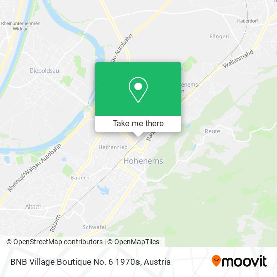 BNB Village Boutique No. 6 1970s map