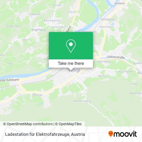 Ladestation für Elektrofahrzeuge map