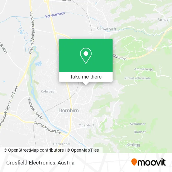 Crosfield Electronics map