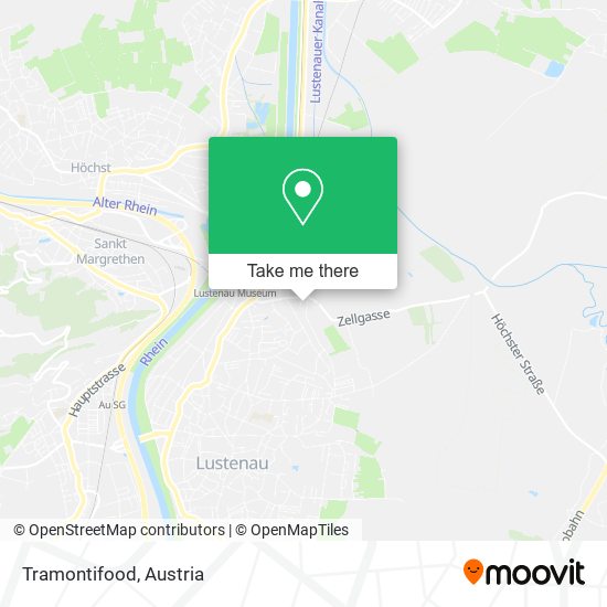 Tramontifood map