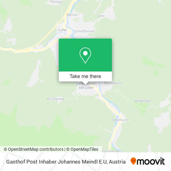 Gasthof Post Inhaber Johannes Meindl E.U map