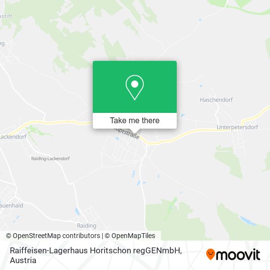 Raiffeisen-Lagerhaus Horitschon regGENmbH map