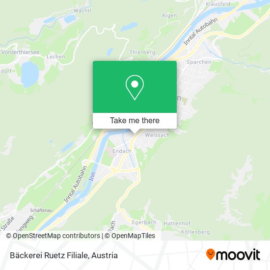 Bäckerei Ruetz Filiale map